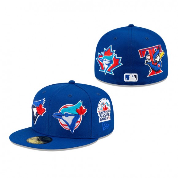 Toronto Blue Jays Patch Pride 59FIFTY Fitted Hat Royal