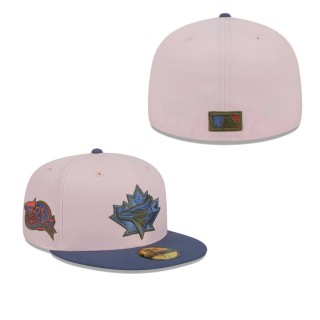 Toronto Blue Jays Pink Blue Olive Undervisor 59FIFTY Fitted Hat