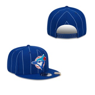 Toronto Blue Jays Pinstripe Visor Clip 9FIFTY Snapback Hat