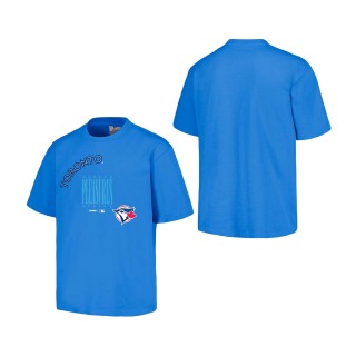 Toronto Blue Jays PLEASURES Royal Repurpose T-Shirt