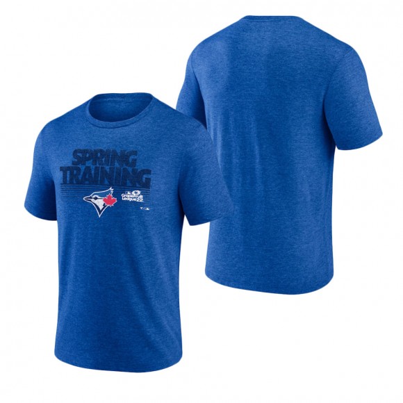 Toronto Blue Jays Royal 2022 MLB Spring Training Grapefruit League Spring Fade Tri-Blend T-Shirt