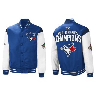 Toronto Blue Jays Royal 2x World Series Champions Complete Game Full-Snap Jacket