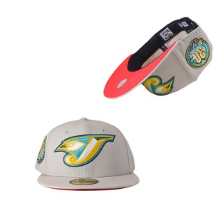 Toronto Blue Jays Stone 30th Anniversary Fluorescent Pink UV 59FIFTY Fitted Hat