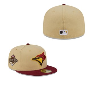 Toronto Blue Jays Vegas Gold Cardinal 59FIFTY Fitted Hat