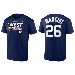 Trey Mancini Houston Astros Navy 2022 AL West Division Champions Locker Room T-Shirt