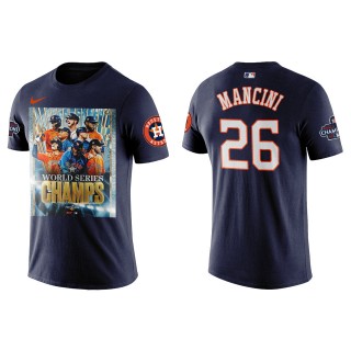 Trey Mancini Houston Astros Navy 2022 World Series Champions Graphic T-Shirt