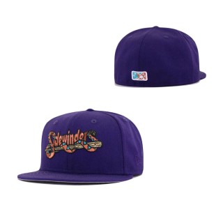 Tucson Sidewinders Purple 59FIFTY Fitted Hat