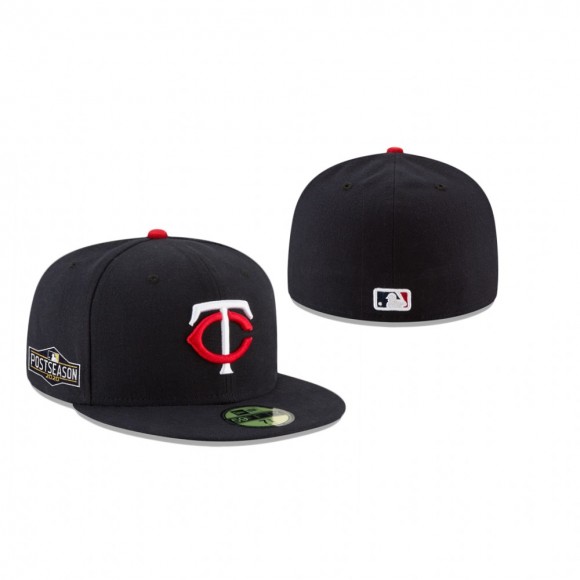 Twins Navy 2020 Postseason 59FIFTY Fitted Hat