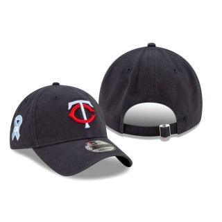 Minnesota Twins Navy 2021 Father's Day 9TWENTY Adjustable Hat