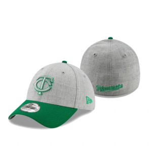 Twins Gray Green 2021 St. Patrick's Day Change Up Redux 39THIRTY Hat
