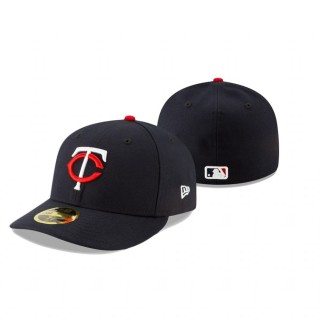 Twins 60th Anniversary Navy Home Authentic Low Profile 59FIFTY Hat