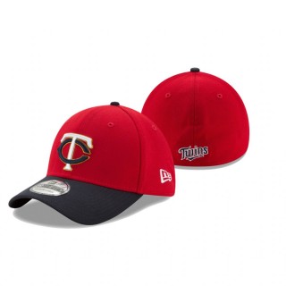 Twins 60th Anniversary Red Navy Alternate 2 Team Classic 39THIRTY Flex Hat
