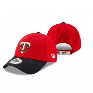 Minnesota Twins Red Navy 60th Anniversary Alternate 2 The League 9FORTY Adjustable Hat