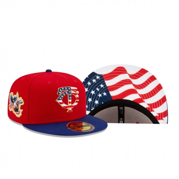Twins Americana Patch Red 59FIFTY Cap