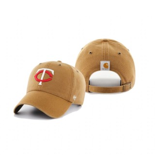 Minnesota Twins Khaki Clean Up Carhartt X 47 Brand Hat