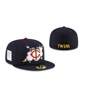 Twins Cloud Navy 59Fifty Fitted Cap