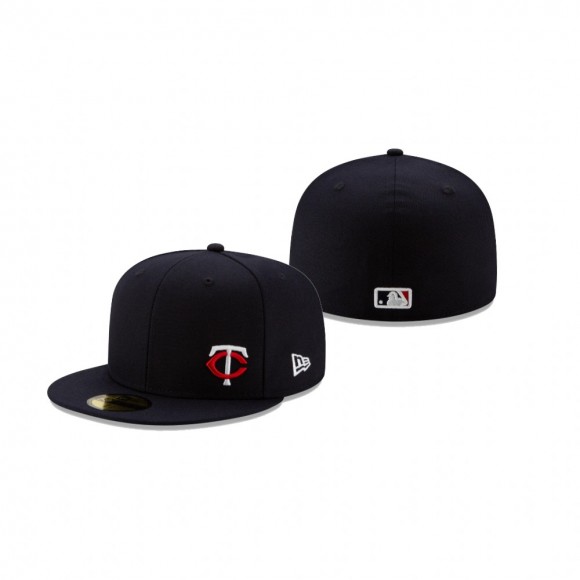 Twins Navy Flawless 59FIFTY Fitted Hat