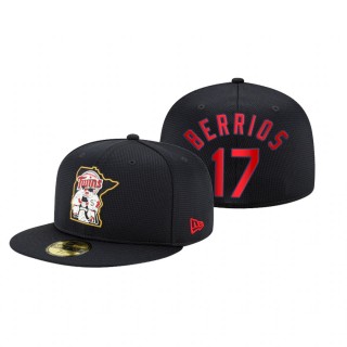Twins Jose Berrios Navy 2021 Clubhouse Hat