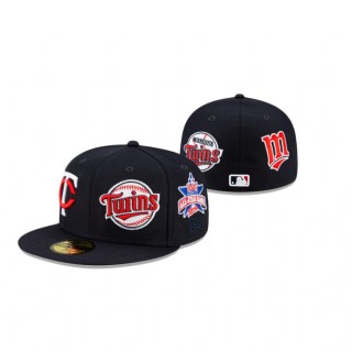 Twins Patch Pride Navy 59Fifty Fitted Cap