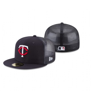 Twins Replica Mesh Back Navy 59FIFTY Fitted Cap