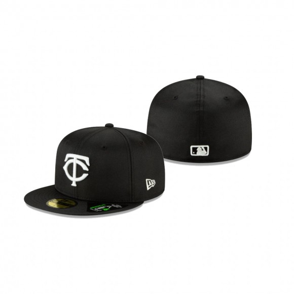 Twins Black Repreve 59FIFTY Fitted Hat