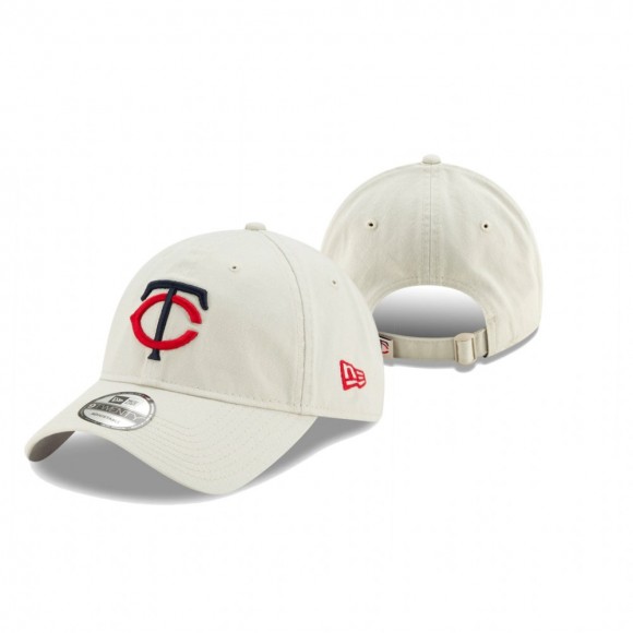 Minnesota Twins Khaki Stone Core Classic 9TWENTY Adjustable Hat