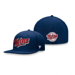 Minnesota Twins Navy Team Core Fitted Hat