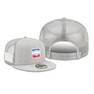 Minnesota Twins Gray USA Pop 9FIFTY Snapback Hat