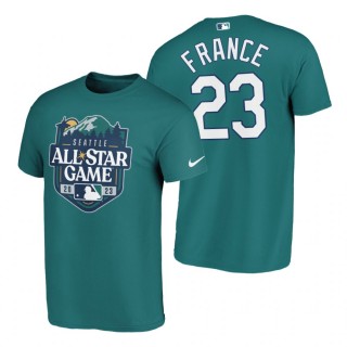 Seattle Mariners Ty France Aqua 2023 MLB All-Star Game T-Shirt