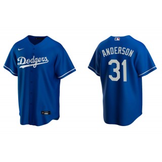 Men's Los Angeles Dodgers Tyler Anderson Royal Replica Alternate Jersey