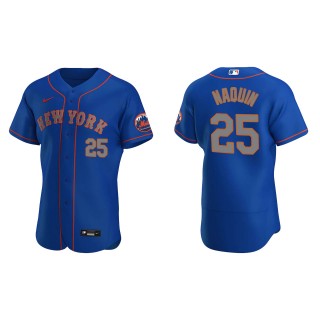 Men's New York Mets Tyler Naquin Royal Authentic Jersey