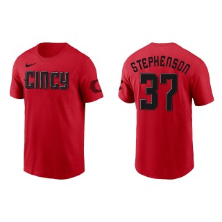 Tyler Stephenson Cincinnati Reds Red 2023 City Connect T-Shirt