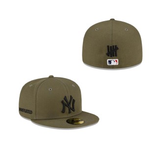 Undefeated X New York Yankees Green 59FIFTY Fitted Cap