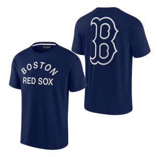 Unisex Boston Red Sox Navy Super Soft T-Shirt