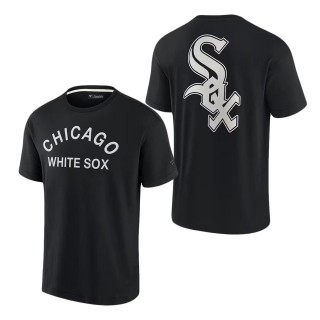 Unisex Chicago White Sox Black Super Soft T-Shirt