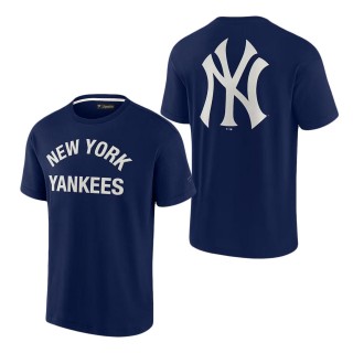 Unisex New York Yankees Navy Super Soft T-Shirt