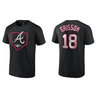 Vaughn Grissom Atlanta Braves Fanatics Branded Black 2022 Postseason Around the Horn T-Shirt