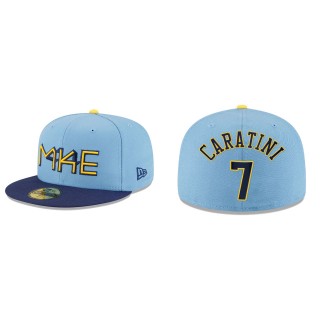 Victor Caratini Brewers Powder Blue 2022 City Connect 59FIFTY Fitted Hat