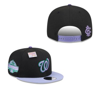 Washington Nationals Black Purple Grape Big League Chew Flavor Pack 9FIFTY Snapback Hat