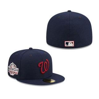 Washington Nationals Cooperstown Collection 2018 All-Stars Game Patch 59FIFTY Fitted Hat Navy