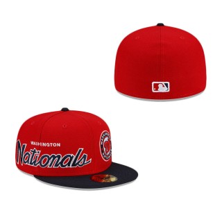 Washington Nationals Double Logo Fitted