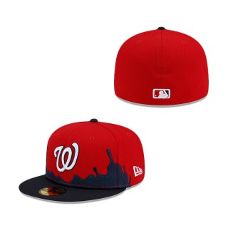 Washington Nationals Drip Front 59FIFTY Fitted