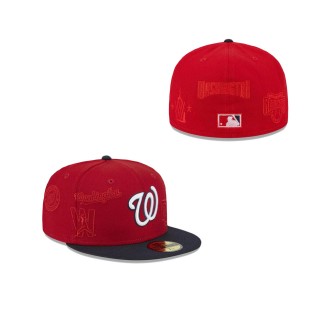 Washington Nationals Multi Logo 59FIFTY Fitted Cap
