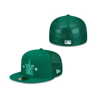 Washington Nationals 2022 St. Patrick's Day On-Field 59FIFTY Fitted Hat Green