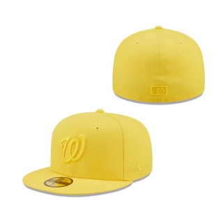 Washington Nationals Icon Color Pack 59FIFTY Fitted Hat Yellow