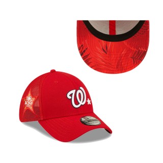 Men's Washington Nationals Red 2022 MLB All-Star Game Workout 39THIRTY Flex Hat