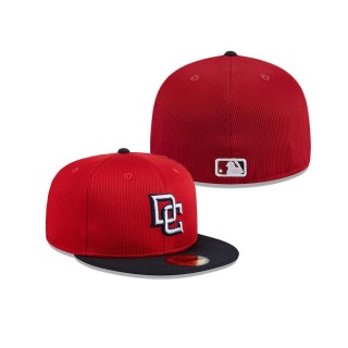 Washington Nationals Red 2024 Batting Practice 59FIFTY Fitted Hat