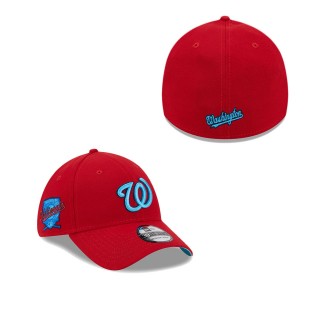 Washington Nationals Red 2023 MLB Father's Day 39THIRTY Flex Hat