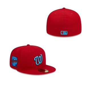 Washington Nationals Red 2023 MLB Father's Day On-Field 59FIFTY Fitted Hat