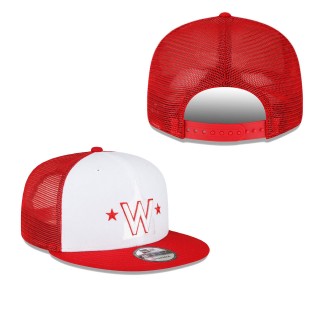 Washington Nationals Red White 2023 On-Field Batting Practice 9FIFTY Snapback Hat